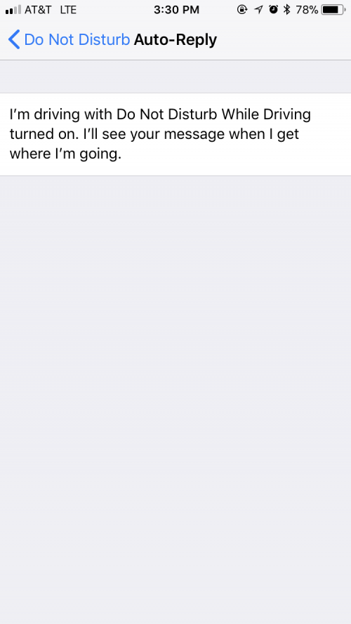 do not disturb iphone