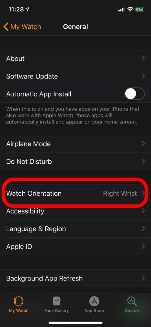 How To Flip Your Apple Watch Orientation