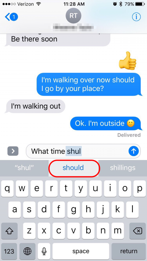 how to save words on iphone