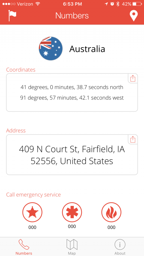 emergency phone numbers