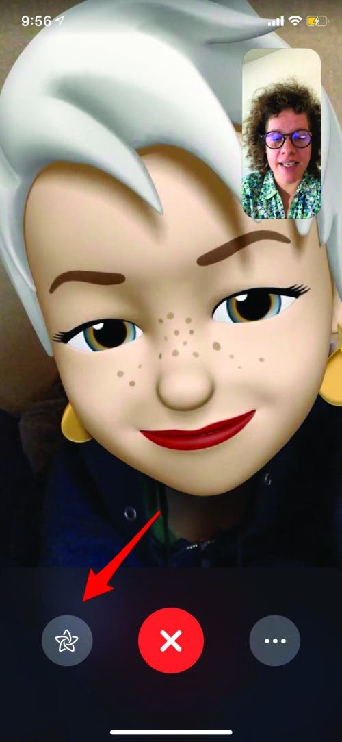 use a memoji in facetime on iphone
