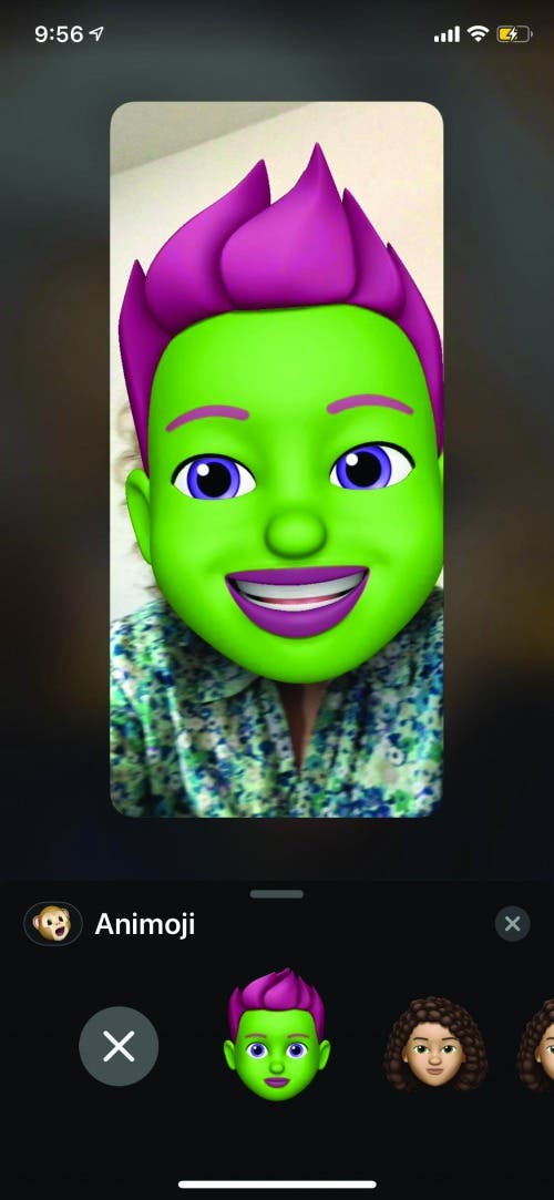 how to use memoji in facetime on iphone