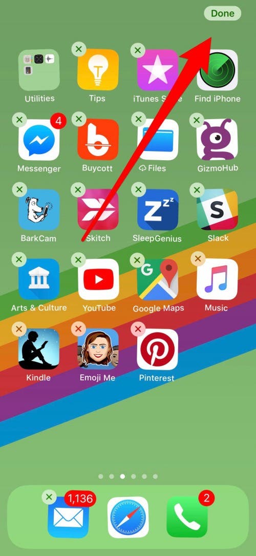 how to delete apps on iphone