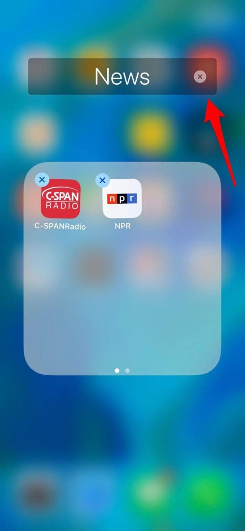 how to make a folder on iphone