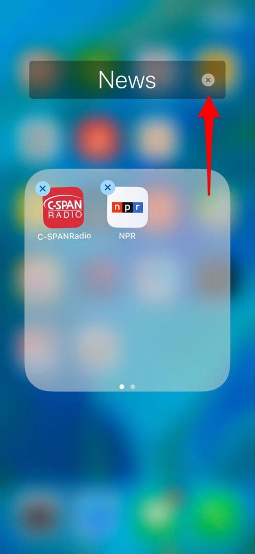 how to rename folder on iphone