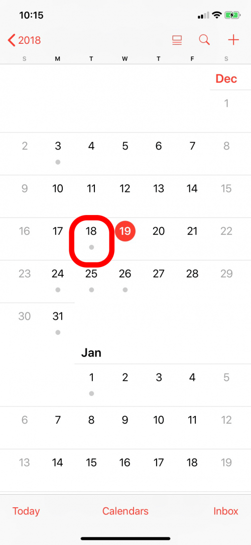 How to Widen the Display in Your iPhone's Daily Calendar