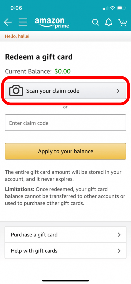 How To Redeem An Amazon Gift Card Or Claim Code On Your Iphone Or Ipad How To Redeem An Amazon Gift Card Or Claim Code On Your Iphone Or Ipad