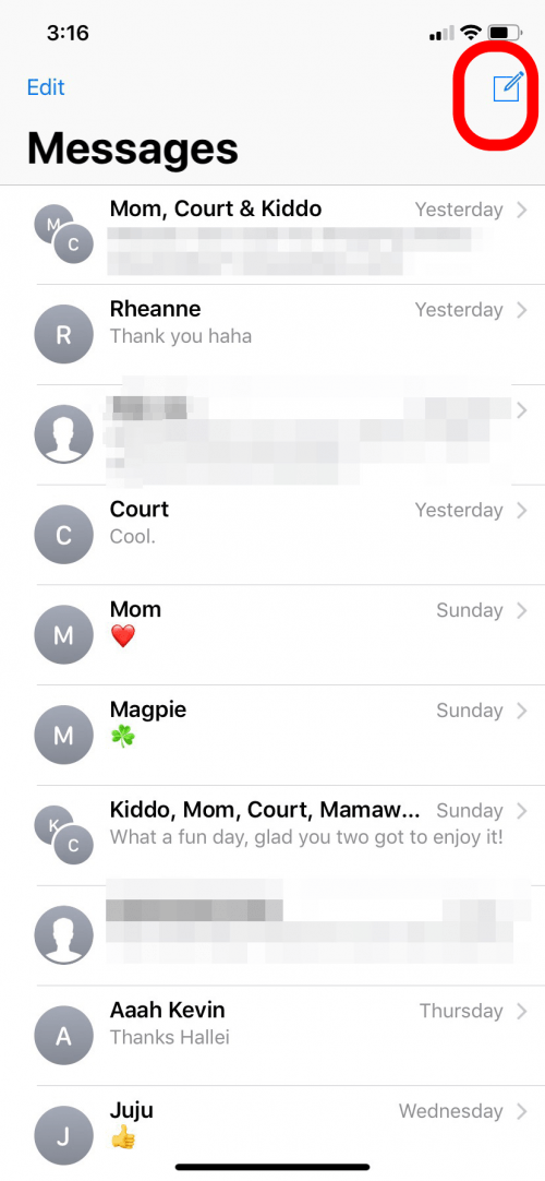 how to send email as a text message on iphone