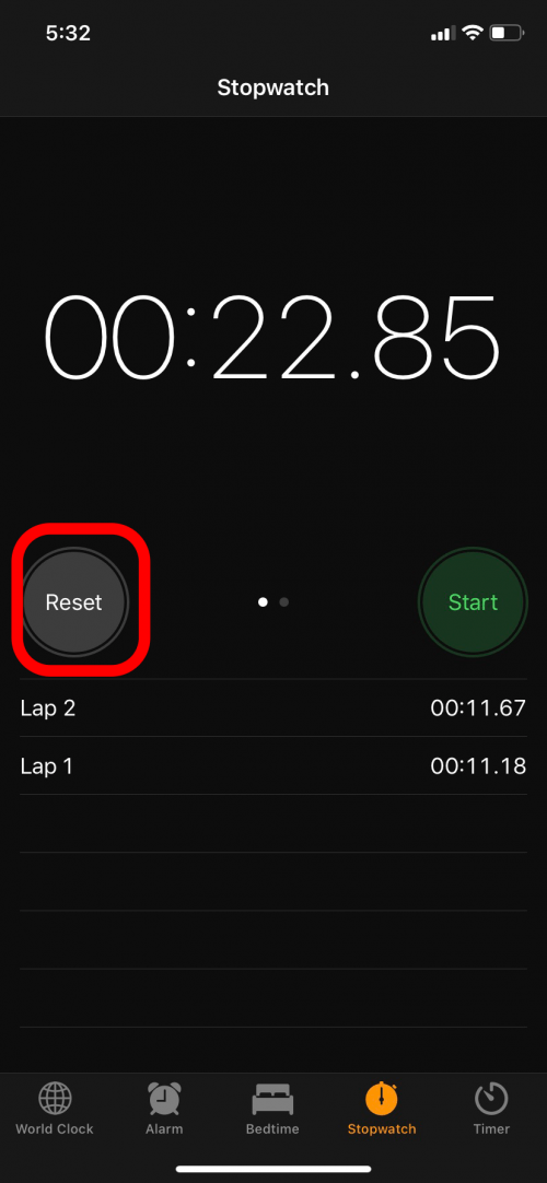 How to Use the iPhone's Stopwatch