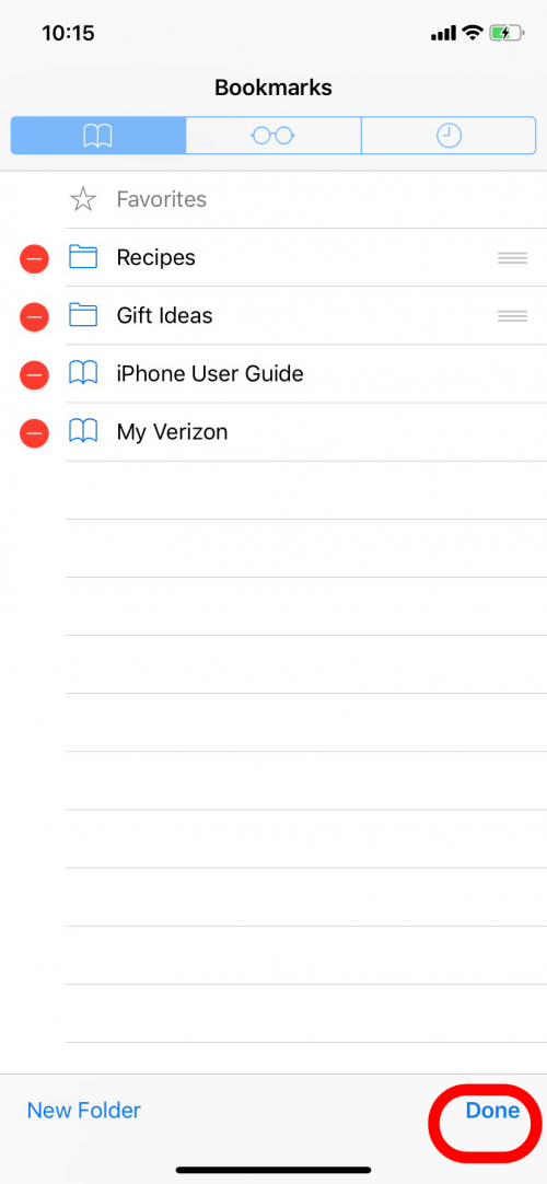 How to Make Bookmark Folders in Safari on the iPhone or iPad