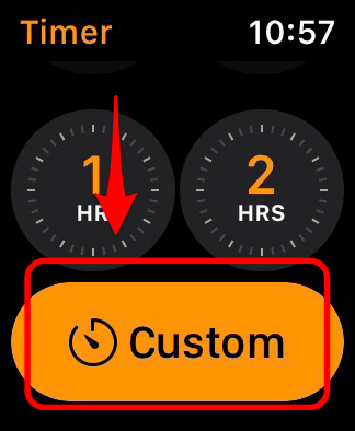 apple watch countdown timer