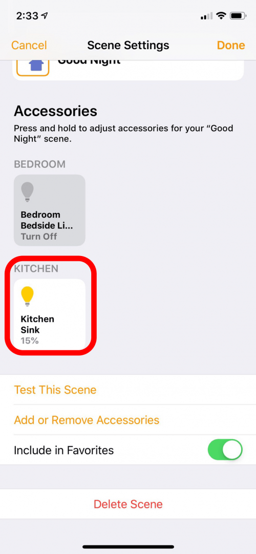 How to Create a Smart Home Scene in the iPhone Home App