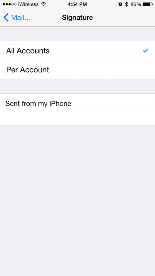 How To Remove Sent From My Iphone From Your Email Signature