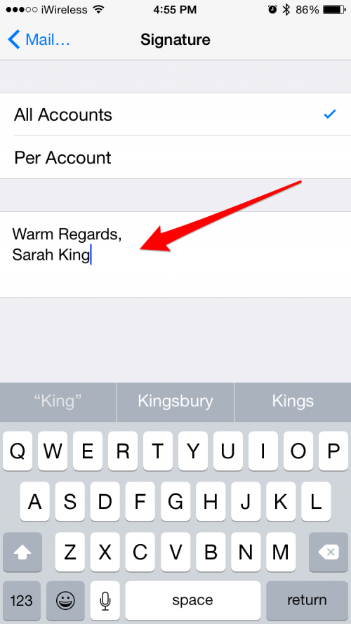 How To Remove Sent From My Iphone From Your Email Signature