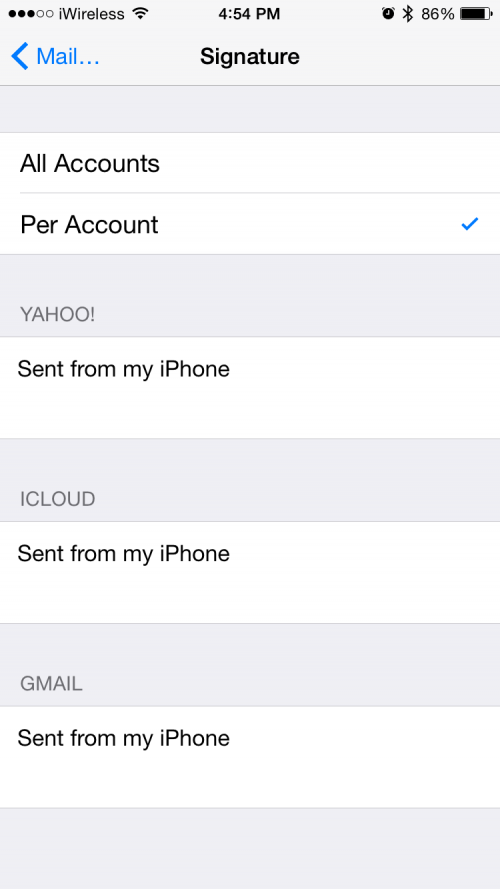 How To Remove Sent From My Iphone From Your Email Signature