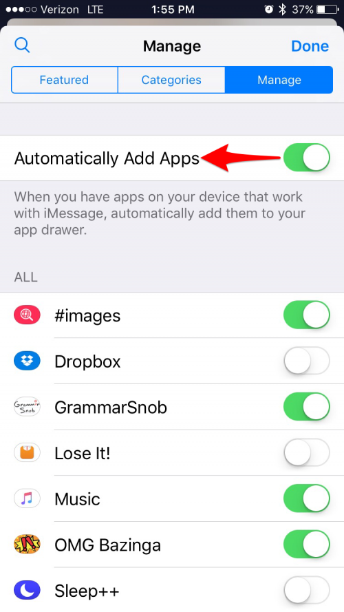 How to Turn off iMessages Apps Auto Install