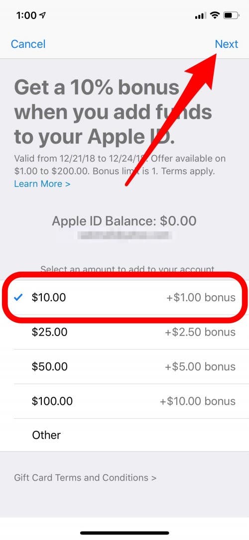 How To Redeem Itunes Gift Cards Check The Itunes Card Balance On Your Iphone