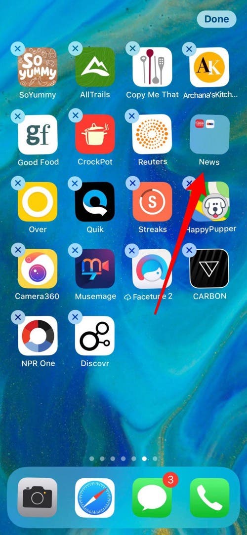 rename folder on iphone