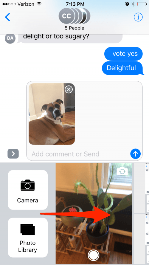 Message app