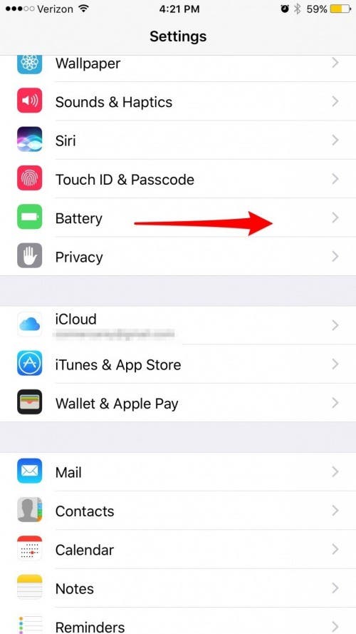 how to show battery percentage on iphone