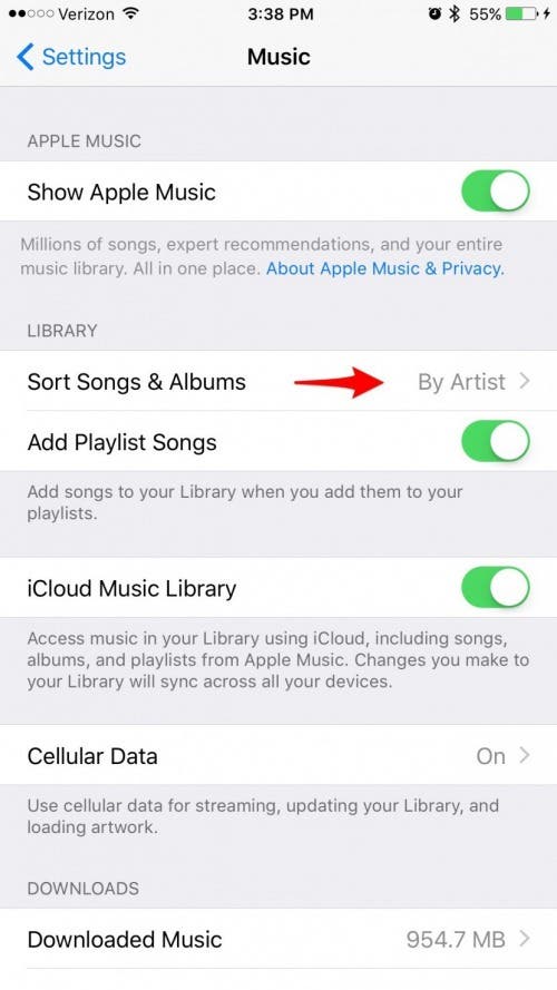 How to Sort Songs By Title in Apple Music with iOS 10