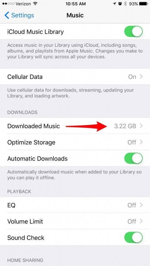 how to delete music from iphone on itunes