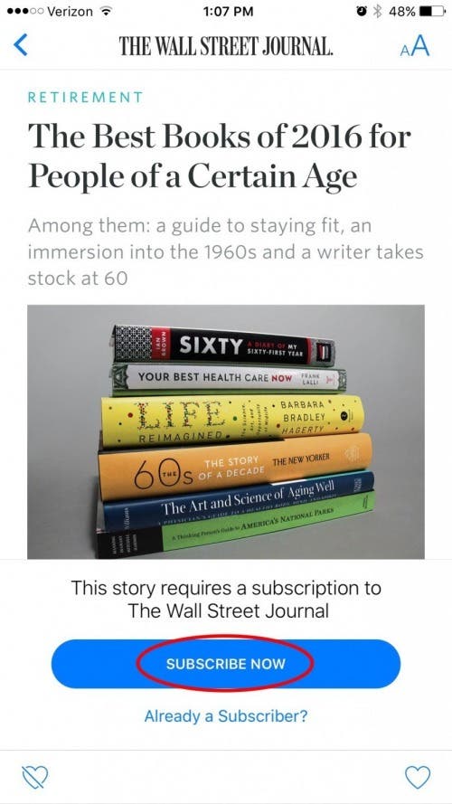 How to Subscribe to Publications in Apple News with iOS 10 on the iPhone
