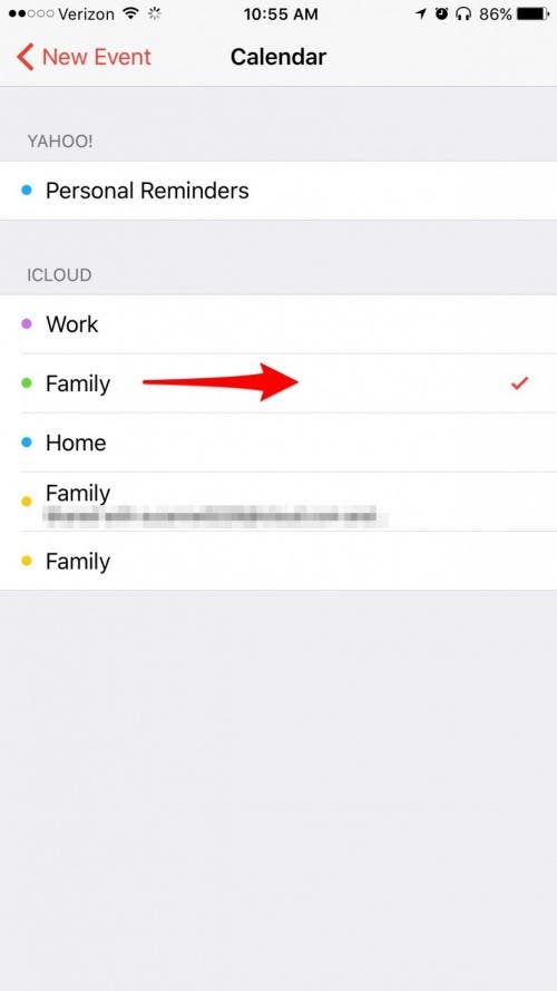 How to Add an Event to Your Family Calendar on iPhone