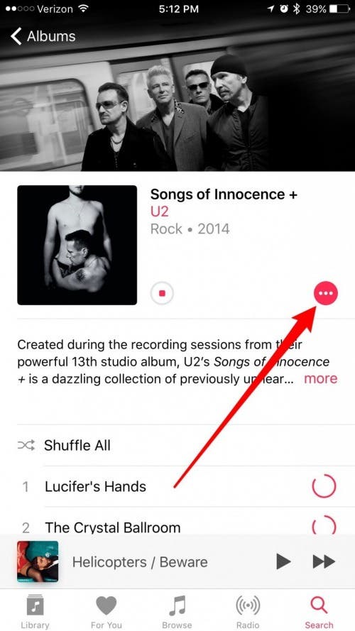 How to Remove the U2 Album from iPhone in 2018