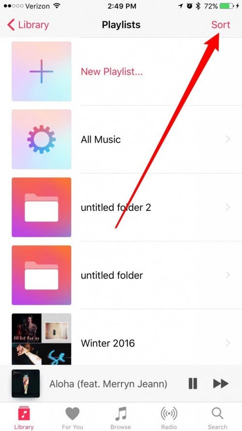 How to title a playlist in apple music