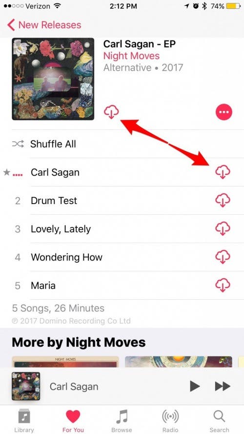 How To Make Songs Available Offline With Apple Music On Iphone