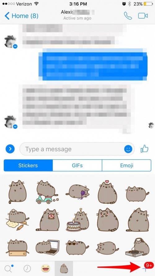 Facebook hot sale messenger stickers