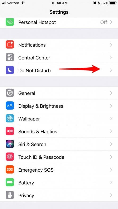 How to turn on do not disturb while driving with ios 11 on iphone