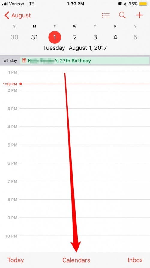 How to Hide Birthdays in the Calendar App on iPhone