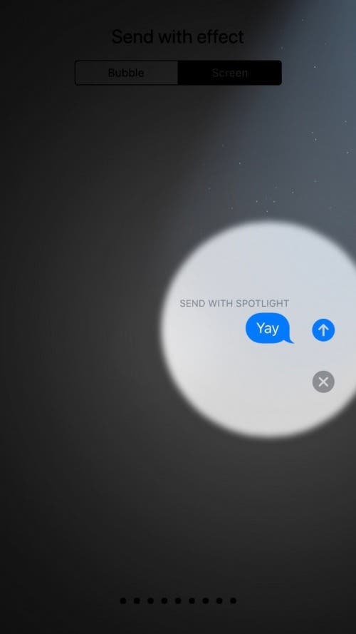 How To Use The New Message Effects Echo Spotlight With Ios 11 On Iphone Echo is not a function but a language construct. message effects echo spotlight