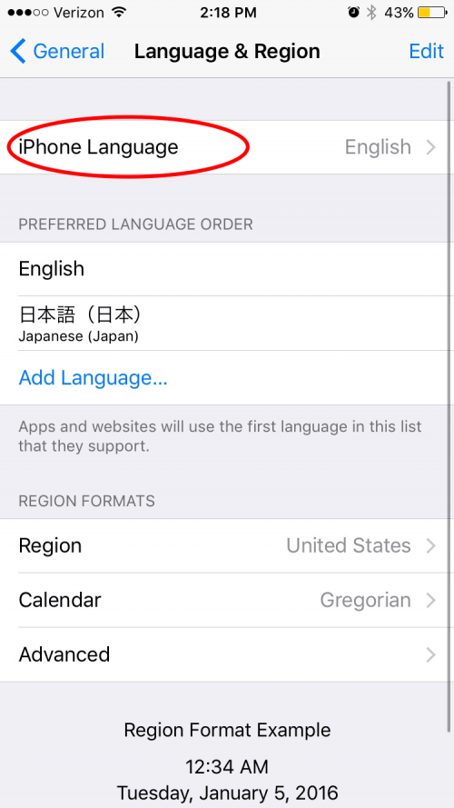How to Change the Primary Language on Your iPhone