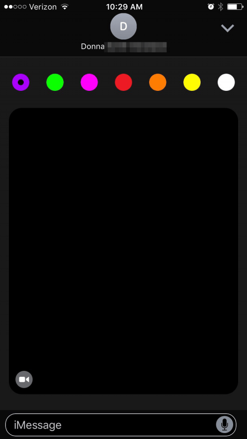digital touch in imessages on iphone