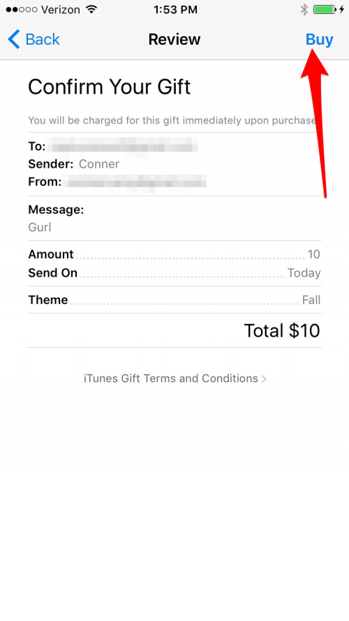 How To Send An Itunes Or Apple Gift Card From Your Iphone