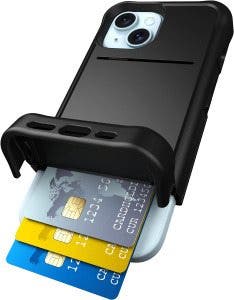 This Scooch case has a hidden card compartment making the case small enough to bring anywhere without causing a scene.