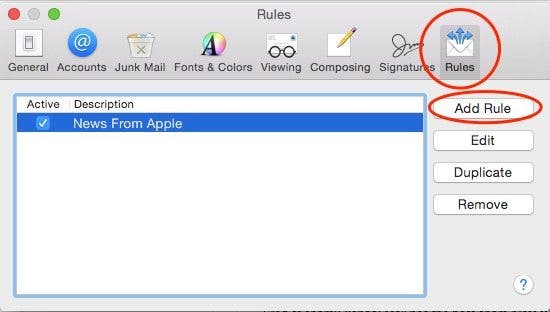 How to Setup Automatic Email Reply for OS X Mail App