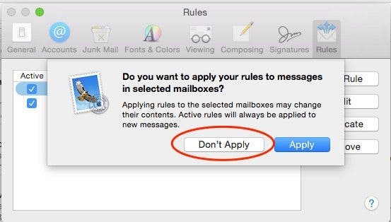 How to Setup Automatic Email Reply for OS X Mail App