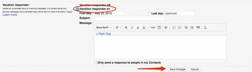 How to Setup Out of Office Automatic Reply for Gmail