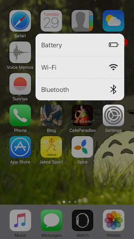 How to 3D Touch the Settings Icon for Quick Access to Bluetooth, Wi-Fi, and Battery