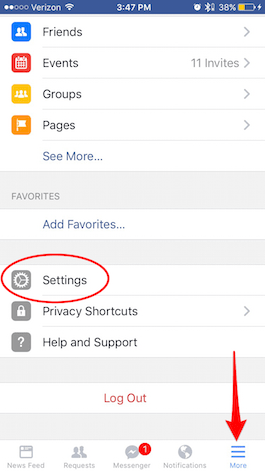 how to see first post in facebook