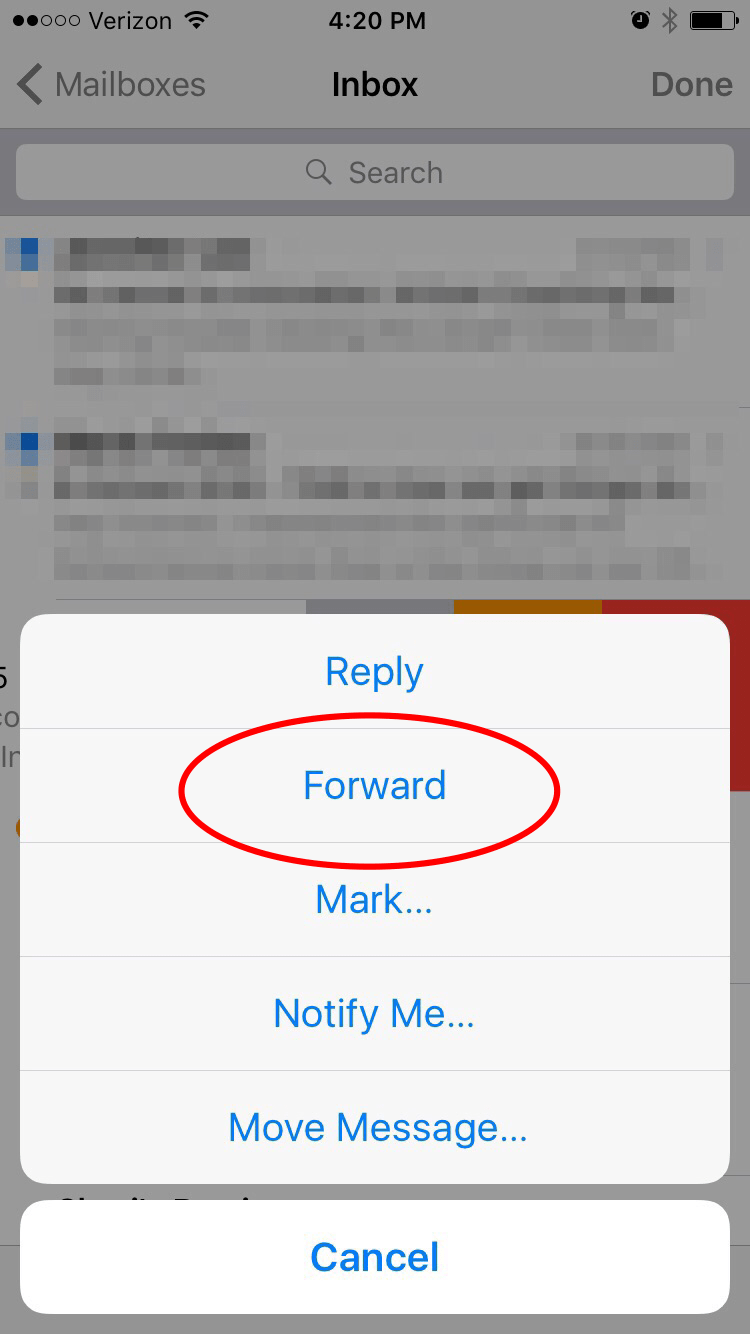 How to Forward an Email 