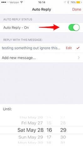 How to Set Up Automatic Responses for Text Messages