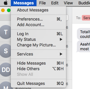 set up imessage on mac
