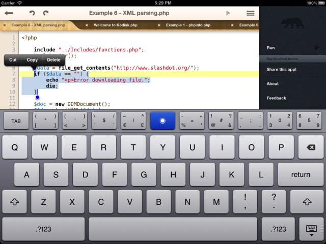Kodiak PHP IDE
