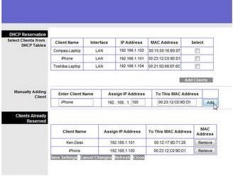 Router Device Addresses