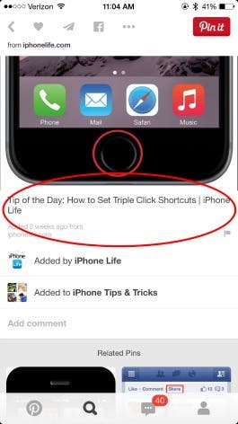 Tip Of The Day: How To Add A Comment In Pinterest